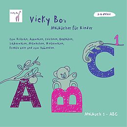 Geheftet Malbuch ABC. 3-6 Jahre von Vicky Bo