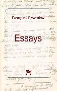 Kartonierter Einband Essays von Fanny Zu Reventlow