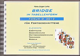 E-Book (pdf) Bridge in Tabellenform - Forum D 2012 von Hans-Jürgen Lorke