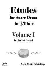 eBook (pdf) Etudes for Snare Drum in 4-4-Time - Volume 1 de André Oettel