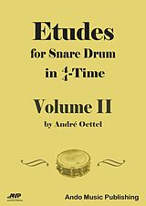 eBook (pdf) Etudes for snare Drum in 4/4-Time - Volume 2 de André Oettel