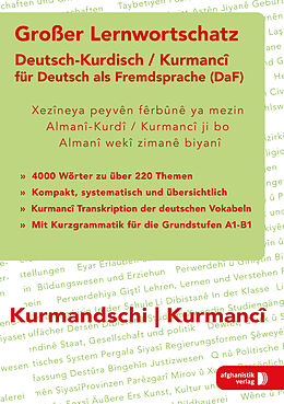 Kartonierter Einband Großer Lernwortschatz Deutsch - Kurdisch / Kurmanci für Deutsch als Fremdsprache von Noor Nazrabi