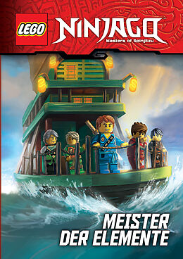 Livre Relié LEGO® NINJAGO Die Meister der Elemente de Greg Farshtey