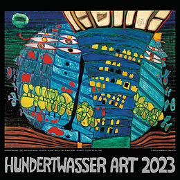 Kalender Hundertwasser Broschürenkalender Art 2023 von Friedensreich Hundertwasser