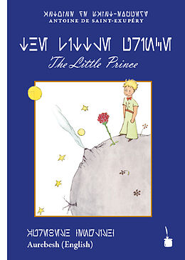 Kartonierter Einband The Little Prince (Aurebesh-Alphabet) von Antoine de Saint Exupéry