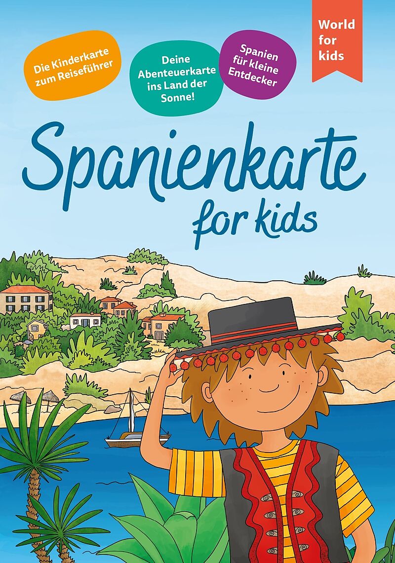 Spanienkarte for kids