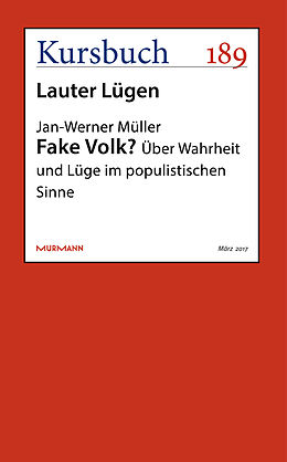 E-Book (epub) Fake Volk? von Jan-Werner Müller