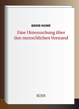 Fester Einband Eine Untersuchung über den menschlichen Verstand von David Hume