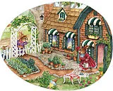 Hasentreffen. Ei-Puzzle zu Ostern Spiel