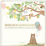 Fester Einband Babyalbum - UNSER ERSTES GEMEINSAMES JAHR von Pia Loewe