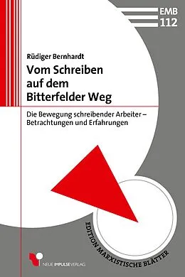 E-Book (pdf) Vom Schreiben auf dem Bitterfelder Weg von Rüdiger Bernhardt