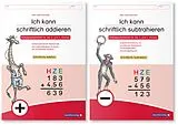 Kartonierter Einband Ich kann schriftlich addieren und subtrahieren - 2 Arbeitshefte im Set von Katrin Langhans