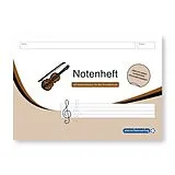 Kartonierter Einband (Kt) Notenheft mit Notenlineatur für die Grundschule von Katrin Langhans