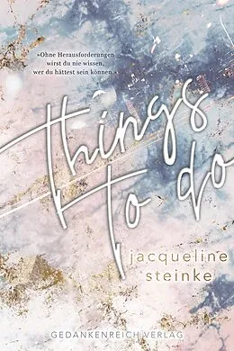 E-Book (epub) Things to do von Jacqueline Steinke