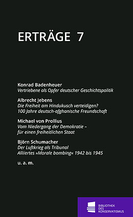 Kartonierter Einband Erträge von Konrad Badenheuer, Albrecht Jebens, Michael von Prollius