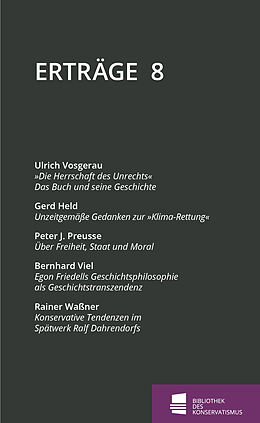 E-Book (epub) Erträge von Ulrich Vosgerau, Gerd Held, Peter J. Preusse