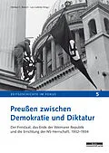 E-Book (pdf) Preußen zwischen Demokratie und Diktatur von 