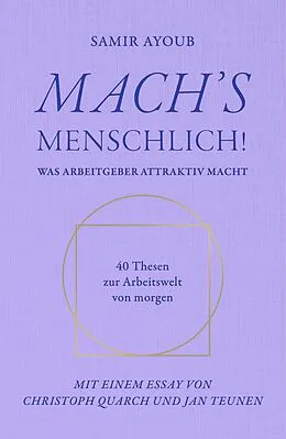 E-Book (epub) MACHS MENSCHLICH! von Samir Ayoub