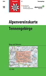 (Land)Karte Tennengebirge von 