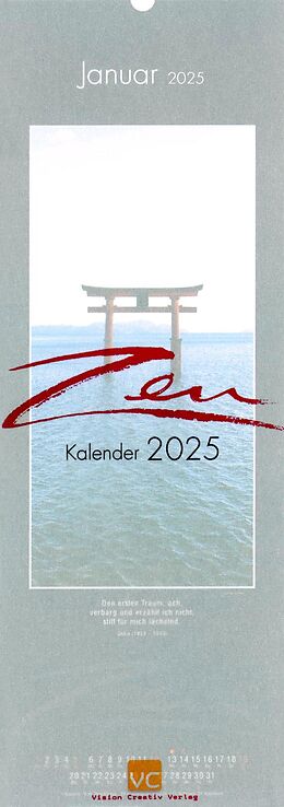 Kalender Zen-Kalender 2025 von Vis Orth