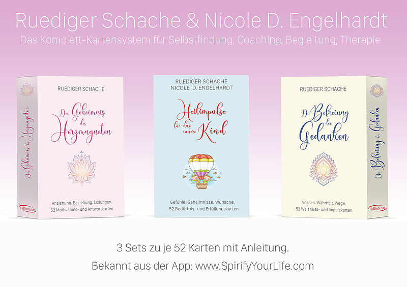 Therapiekarten-Set aus 3 x 52 Karten mit Anleitung