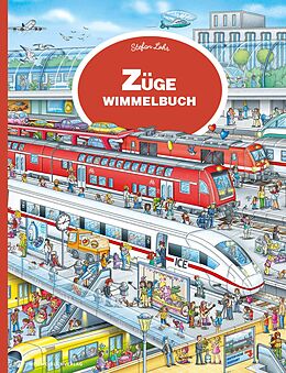 Reliure en carton indéchirable Züge Wimmelbuch de 