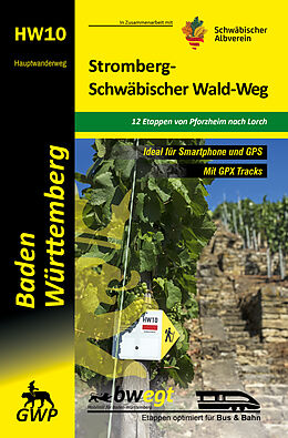 Kartonierter Einband Stromberg-Schwäbischer Wald-Weg HW10 von Michael Gallasch
