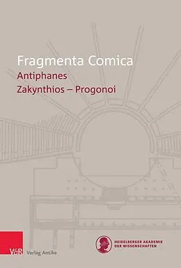 E-Book (pdf) FrC 19.2 Antiphanes frr. 101-193 von S. Douglas Olson
