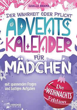 Kartonierter Einband Adventskalender für Mädchen von Giselle Brahms