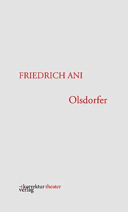 E-Book (epub) Olsdorfer von Friedrich Ani
