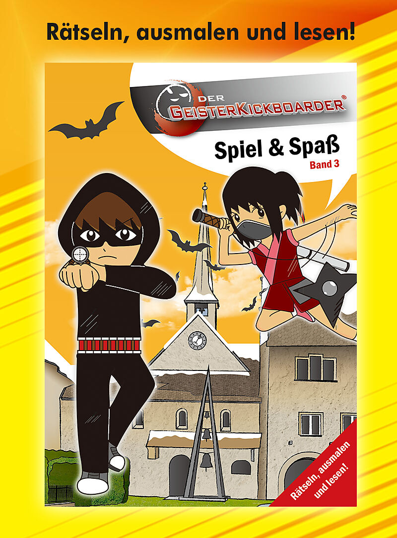 Geisterkickboarder Spiel & Spaß Büchlein Band 3