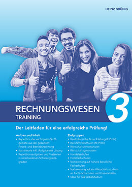 Fester Einband Rechnungswesen 3 - Training von Heinz Grünig