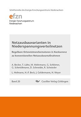 Kartonierter Einband Netzausbauvarianten in Niederspannungsverteilnetzen von Andreas Becker, Tobias Lühn, Michael Mohrmann