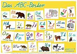 Poster (Non) mindmemo Lernposter - Das Tier ABC Poster für Kinder in Schreibschrift Schulausgangsschrift Alphabet lernen von Henry Fischer, Philipp Hunstein, Stefanie Henneböhl