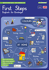 Kartonierter Einband (Kt) mindmemo Lernfolder - First Steps - Englisch für Einsteiger - Vokabeln lernen mit Bildern von Henry Fischer, Philipp Hunstein