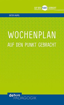 E-Book (pdf) Wochenplan von Dieter Vaupel