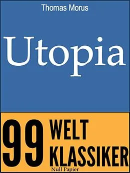 E-Book (epub) Utopia von Thomas Morus