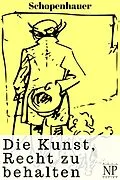 E-Book (pdf) Schopenhauer - Die Kunst, Recht zu behalten von Arthur Schopenhauer