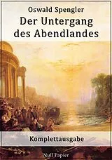 E-Book (pdf) Der Untergang des Abendlandes von Oswald Spengler