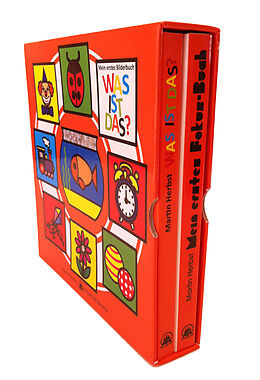 Pappband Meine ersten Bilderbücher: Mein erstes Fokusbuch - Baby lernt sehen &amp; Mein erstes Bilderbuch WAS IST DAS?, 2. Bde. von Martin Herbst