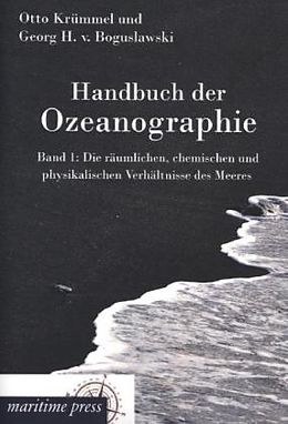 Kartonierter Einband Handbuch der Ozeanographie von Georg Heinrich von Boguslawski, Otto Krümmel