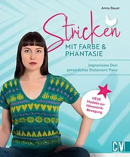 E-Book (pdf) Stricken mit Farbe und Phantasie von Anna Bauer