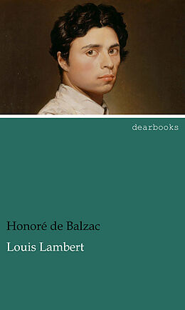 Kartonierter Einband Louis Lambert von Honoré de Balzac