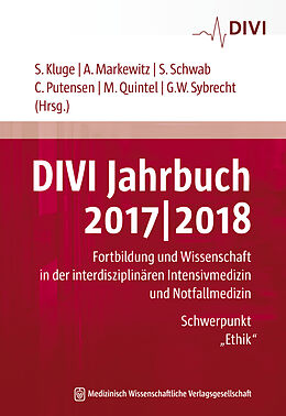 Kartonierter Einband DIVI Jahrbuch 2017/2018 von 