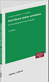 Kartonierter Einband Nutri-Score sicher umsetzen von Christine Konnertz-Häußler, LL.M., Petra Alina Unland