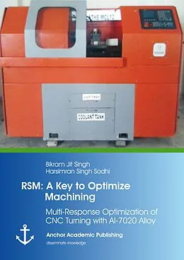 E-Book (pdf) RSM: A Key to Optimize Machining: Multi-Response Optimization of CNC Turning with Al-7020 Alloy von Bikram Jit Singh