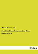 Kartonierter Einband Preußens Stammbaum aus dem Hause Hohenzollern von Moses Heinemann