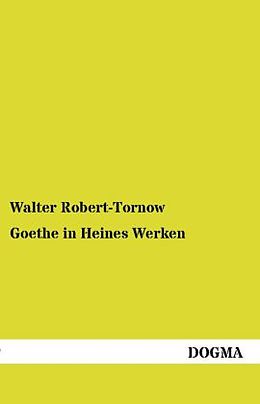 Kartonierter Einband Goethe in Heines Werken von Walter Robert-Tornow