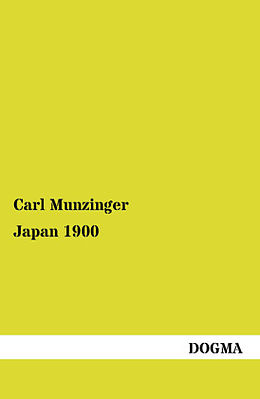 Kartonierter Einband Japan 1900 von Carl Munzinger