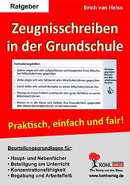 E-Book (pdf) Zeugnisbeurteilungen in der Grundschule von Erich van Heiss